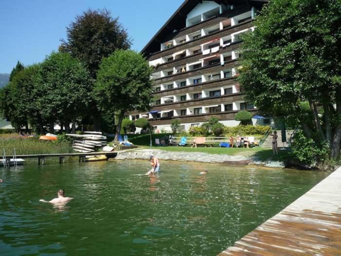 Maren Seeblick Appartement Haus Haensel&Gretel Direkt Am Ossiacher See Mit Hallenbad Stiegl Kültér fotó