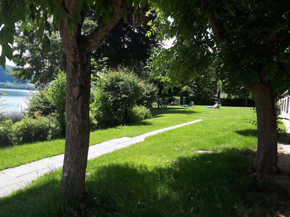 Maren Seeblick Appartement Haus Haensel&Gretel Direkt Am Ossiacher See Mit Hallenbad Stiegl Kültér fotó