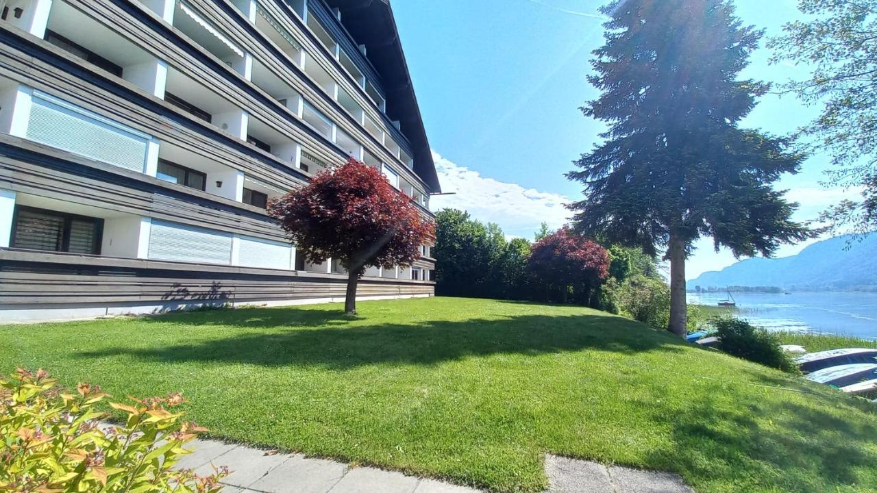 Maren Seeblick Appartement Haus Haensel&Gretel Direkt Am Ossiacher See Mit Hallenbad Stiegl Kültér fotó