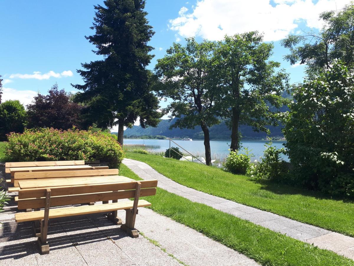 Maren Seeblick Appartement Haus Haensel&Gretel Direkt Am Ossiacher See Mit Hallenbad Stiegl Kültér fotó